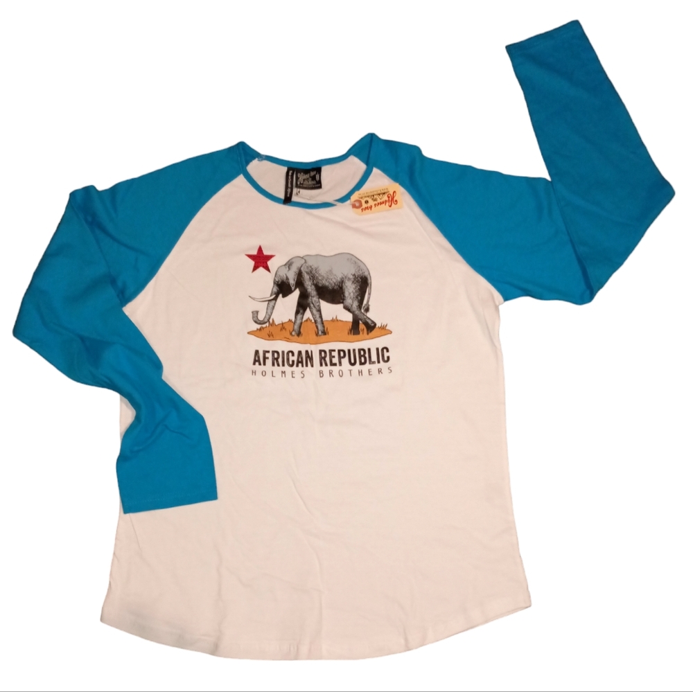 Holmes Bros African Republic long sleeve t-shirt. Sz. L. Made in South A…